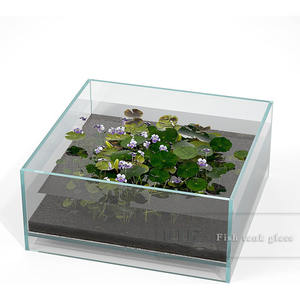 Ulianglas Gallon Frameloze Lage Ijzeren Aquarium Hd Transparant Ultra Wit 45 ° Afgeschuinde Rand Doorschijnend Glas Yl Serie Aquarium - Product Image 3