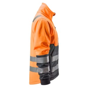 Veste de sécurité unisexe pour la construction hivernale 2025, haute visibilité, réfléchissante, coupe-vent, imperméable, respirante, en velours côtelé, avec lettrage frontal - Product Image 4