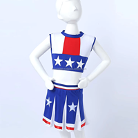 2024 nouveauté en gros personnalisé jeunesse Cheerleading uniformes filles pom-pom girl Costume tenue