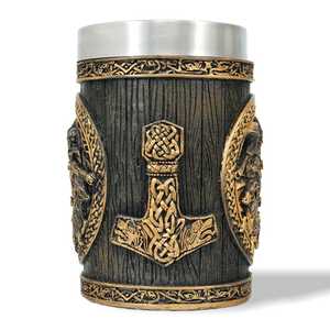 Taza de cuerno de búfalo hecha a mano, recipiente rústico ecológico, taza elegante y duradera, perfecta para café, té, whisky, regalos - Product Image 6