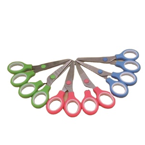 Tijeras de oficina con mango de plástico de diseño personalizado, tijeras de corte de papel, tijeras de seguridad para estudiantes bonitas para el hogar - Product Image 5