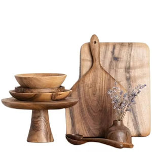 Custom Round Shape <b>Wood</b> <b>Cake</b> <b>Stand</b> with Polished Finish for <b>Cake</b> Tools - Product Image 1