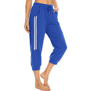 Deux pièces pour femmes Gym Workout Sports Jogger Costumes Tenues avant plat avec décoration peinte ODM Track Pant Survêtements - Product Image 3
