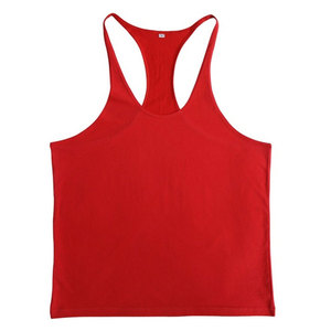 Camiseta sin mangas transpirable de gimnasio para hombres con tela ligera Ideal para entrenamiento físico Correr y sesiones de entrenamiento - Product Image 1