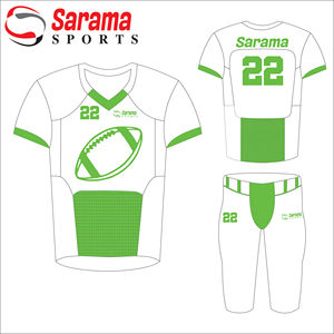 Uniforme de football américain Sublimation personnalisée Juge-arbitre pour la jeunesse Fabricant pakistanais Vêtements d'équipe américains, - Product Image 1