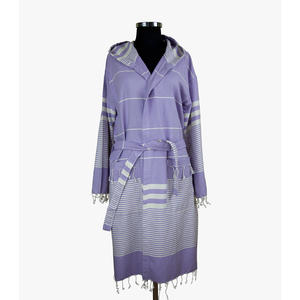 Harem Turkish Towel Peignoir 100% Coton Rose Haute Qualité Peshtemal Wear Fabriqué en Turquie - Product Image 1