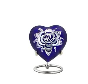 Red Keepsake Urns - Handcrafted Mini Urns for Human Ashes - Small Urns Set of 4 with Premium Box & Bags - Tribute <b>Your</b> <b>Loved</b> - Product Image 1