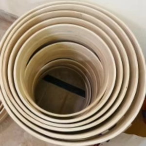 Cerceaux en bois naturel de taille personnalisée / Anneaux de broderie pour la décoration - Product Image 3