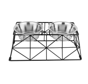 Exclusive Quality Metal Dog Food Bowl <b>Stand</b> Top Handmade Customized Metal Design Food Storage Bowl <b>Stand</b> - Product Image 4