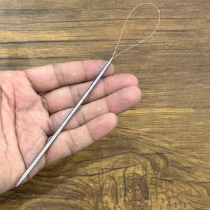 Hair Extension Pulling Loop Tool with Pointed Tip – Stainless Steel Micro Ring & Nano Bead Threading Needle for Professional Use - Product Image 5