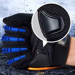 Fabricantes directos de fábrica Personalizar Diseño y color Cuero puro Totalmente personalizable Calidad profesional Guantes de moto - Product Image 2