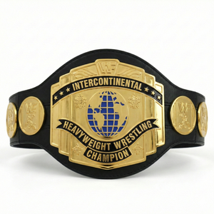 Ceinture de champion de la série Intercontinental Heavyweight, ceinture de champion en cuir véritable, ceinture de luxe personnalisée en provenance du Pakistan - Product Image 1