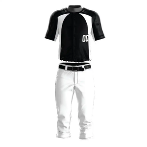 Ensembles d'uniformes de baseball pour hommes de haute qualité, vêtements de sport respirants et confortables, vente en gros OEM, prix bon marché pour adultes - Product Image 1
