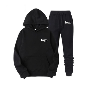 Ensemble de costume de jogging d'hiver pour hommes 100% coton avec logo personnalisé XXL jogging à capuche de haute qualité respirant strass pour salle de sport grande taille - Product Image 6