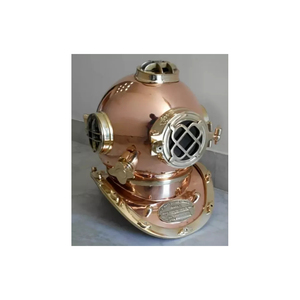 Nouveau cuivre antique Vintage casque plongée marine plongeurs Deep Sea Mark V Antique Vintage Us plongée en laiton Marine décor à la maison et bureau - Product Image 1