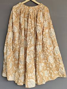 Short de tennis vintage en coton indien pour femmes, grande taille, vêtements de plage formels, short de tennis en denim de soie naturelle imprimé blo pour filles - Product Image 4