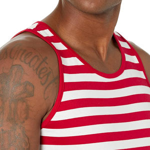 Singlet de sport pour homme, débardeur musculaire ajusté, t-shirt de fitness, entraînement, spandex, design personnalisé, singlet de sport pour homme - Product Image 3