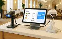 Tableta de Pago NFC Android 16 de 10.1 Pulgadas, Terminal POS Portátil MT8786 4G LTE, Personalización de Modo Kiosco OEM ODM SDK