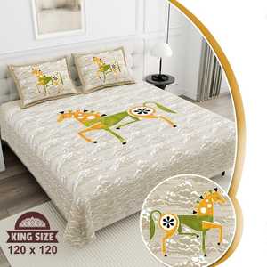 Ensemble de draps en coton de qualité élégante imprimé floral solide Style classique confortable et idéal pour offrir 3 pièces - Product Image 2