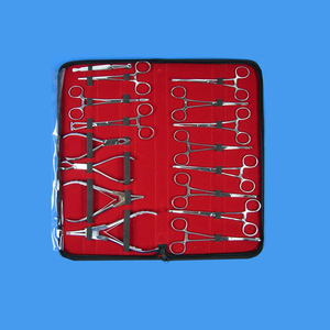 Kit d'outils de perçage corporel en gros de 16 pièces, kit d'outils de perçage pour oreilles et nez, pinces, forceps avec ensemble en cuir - Product Image 1