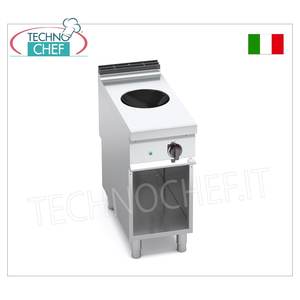 Cuisinière électrique à induction avec plaque wok sur meuble - Product Image 4