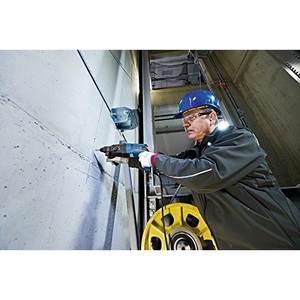 Perceuse électrique puissante avec poignée auxiliaire, étui de transport en tissu, butée de profondeur, 830 W, porte-outil SDS Plus pour le perçage - Product Image 1