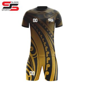 Camiseta de fútbol deportiva de alta calidad OEM, conjunto de uniformes de fútbol personalizados, fabricante de camisetas de fútbol - Product Image 3