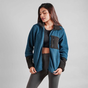 Cozy Sherpa Fleece Jacket Chaqueta de invierno suave y cálida Perfecta para ropa informal y aventuras al aire libre - Product Image 5