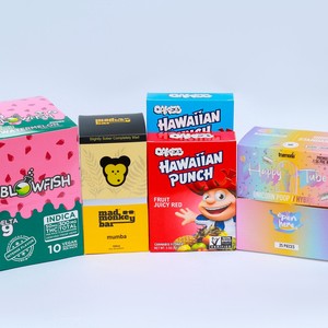 Custom Printed Cardboard Rigid Paper Box Color Block Varnished Gift Packaging <b>Folding</b> Carton for <b>Coffee</b> Tea Eyewear Jewelry - Product Image 6