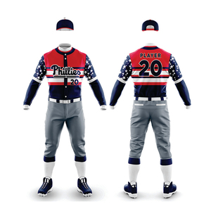 ชุดเล่นซอฟต์บอลเครื่องแบบเบสบอลพิมพ์ลายออกแบบได้ตามต้องการใหม่ล่าสุดที่มีชื่อเสียง - Product Image 6