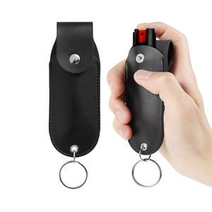 Estuche para Gas Pimienta de Cuero PU, Llavero, Soporte Protector Ligero para Gas Pimienta, para Seguridad Personal, Uso en Exteriores - Product Image 1