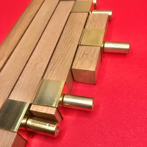 Stylish Modern Wooden <b>Door</b> <b>Handle</b> & Drawer <b>Handle</b> With Gold <b>Handle</b> Kitchen <b>Pull</b> by MUGHALCRAFTS - Product Image 2