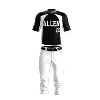 Jugend Herren Strip Softball Baseball Uniformen Beste Qualität Custom Plain Baseball Großhandel Trikot Mit Hosen