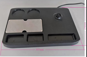 <b>Economic</b> Hotel <b>Kettle</b> Tray Set 0.8 L Water Electric Stainless Steel Tea <b>Kettle</b> Set with Tray - Product Image 3