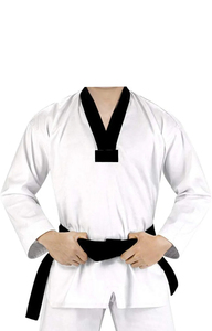 Uniforme de Taekwondo professionnel respirant de haute qualité coton meilleur prix abordable conception personnalisée uniforme de Taekwondo Dobok - Product Image 6