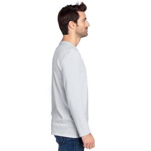 <b>Mens</b> Premium Blend Ring Spun <b>Long</b> <b>Sleeve</b> <b>T</b>-<b>Shirt</b> - Product Image 3