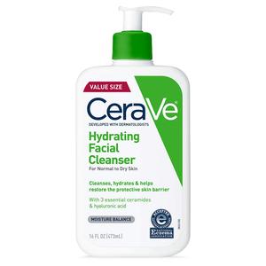Limpiador facial hidratante CeraVe, limpiador facial humectante para piel seca 16 oz / 473 ml - Product Image 4