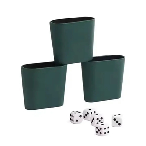 Gobelets à dés en cuir de haute qualité, écologiques, avec logo personnalisé OEM, couleur et taille sur mesure pour jeux de table - personnalisés et élégants - Product Image 5