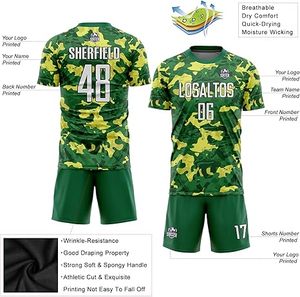 ชุดนักบอลผ้าโพลีเอสเตอร์สำหรับเด็กเครื่องแบบมืออาชีพชุดเล่นฟุตบอลผ้าโพลีเอสเตอร์100% ดีไซน์ใหม่ล่าสุด - Product Image 3