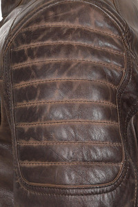 Chaqueta de Cuero de Piel de Oveja Original para Hombre de la Mejor Calidad, Diseño Vintage, Chaqueta de Cuero Genuino Estilo Motero OEM - Product Image 3