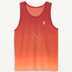 เสื้อกล้ามออกกำลังกาย SMITHY Sports คุณภาพสูง ขายดีที่สุด พร้อมโลโก้สั่งทำพิเศษ ระบายอากาศได้ดี สำหรับผู้ชาย สไตล์ลำลอง ผ้าฝ้าย/ใยไผ่ คอกลม - Product Image 4