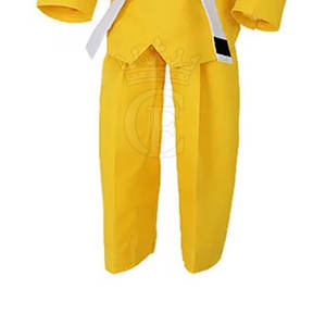 Tenues d'arts martiaux, dernier design, ensembles d'uniformes de taekwondo, sur mesure, polyester/coton, durable, unisexe, adulte, logo frontal, haute qualité - Product Image 4