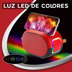 Portable <b>Wireless</b> Rechargeable Bluetooth <b>Speaker</b> with FM Radio - Assorted Colors - Product Image 2