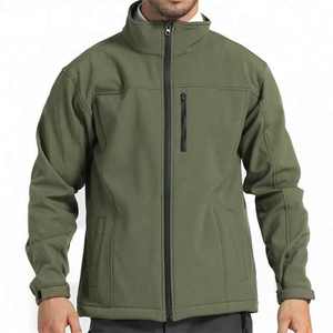 <b>Custom</b> Men's Winter <b>Denim</b> Fleece <b>Jacket</b> Vintage Eco-Friendly Waterproof Windproof Stand Collar Wholesale OEM Product - Product Image 2