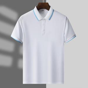 Polo homme de haute qualité, nouveau style 2025, col contrasté, 280GSM, fabriqué par le fabricant - Product Image 5