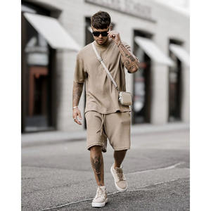 ชุดกางเกงขาสั้นสำหรับผู้ชาย5XL เสื้อแขนสั้นและกางเกงขาสั้นเสื้อพิมพ์ลายโลโก้ตามสั่งสำหรับฤดูร้อน - Product Image 2