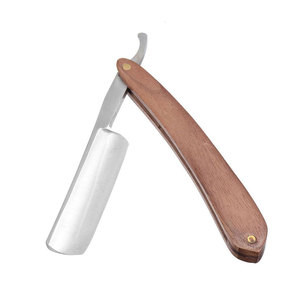 Rasoir droit manuel de haute qualité pour hommes lame en acier inoxydable pour barbe rasoir de rasage professionnel - Product Image 1