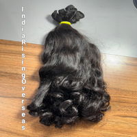 Prix les Plus Bas Cheveux Humains Bouclés Volumineux à Texture Douce, Extensions de Cheveux Humains en Vente par des Exportateurs Indiens : Modèle non permanent