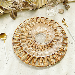 Classic Christmas <b>Place</b> <b>Mats</b> Plate <b>Mat</b> Set New Style Placemat <b>Mat</b> Table Decor <b>Woven</b> Placemats - Product Image 3