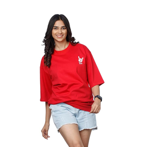 Nueva colección, Camiseta con estampado elegante para mujer, diseño personalizado, logotipo propio, precio barato, Camiseta con cuello redondo para mujer de BD - Product Image 4